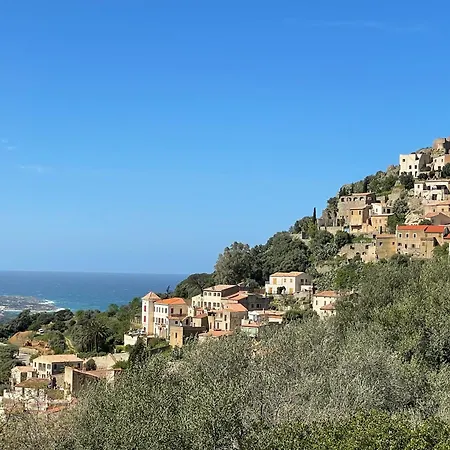 Maison De Village En Balagne Avec Vue Et Exterieur Апартаменты Корбара